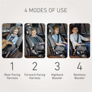 Graco - Premier 4Ever DLX Extend2Fit SnugLock 4-in-1 Car Seat Featuring Anti-Rebound Bar, Midtown Image 6