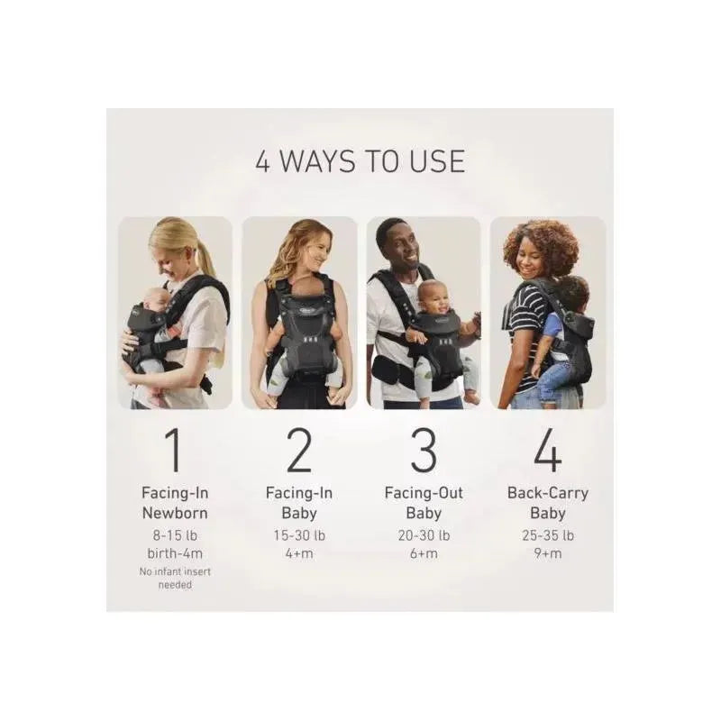 Graco - Premier Cradle Me Air 4-in-1 Baby Carrier, Onyx Black Image 4