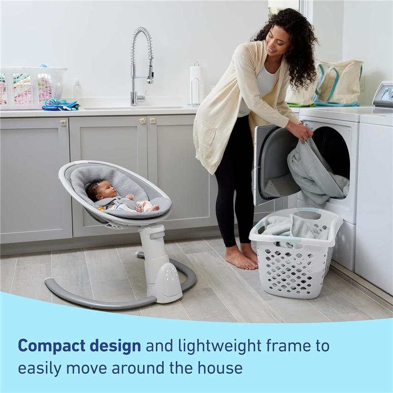 Graco - Soothe 'N Sway Bluetooth Swing, Lucca Image 4