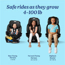 Graco Turn2Me 3-in-1 Rotating Convertible Car Seat, Lilac Mod Image 8