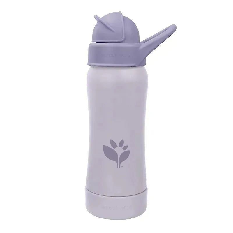 Green Sprouts - 10 Oz Sprout Ware Straw Bottle, Plum Image 2