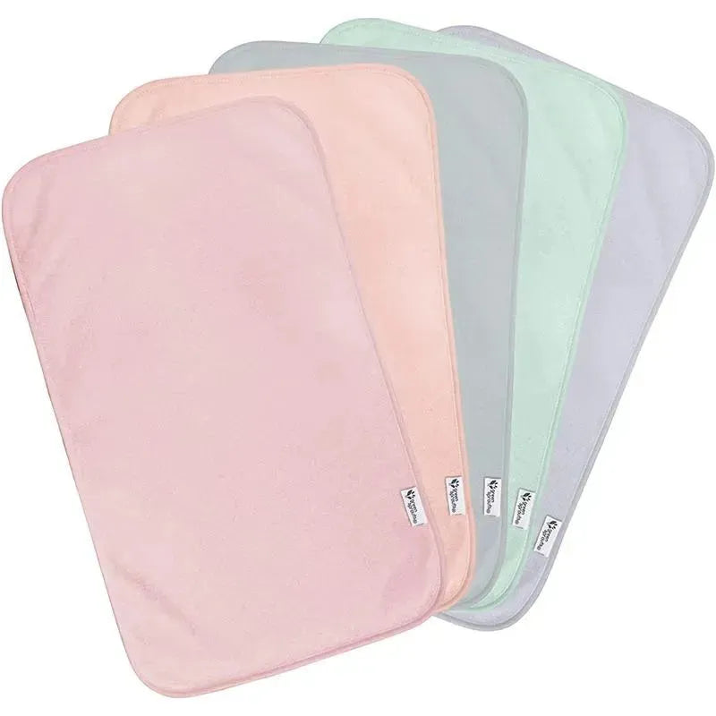 Green Sprouts - 5Pk Stay-Dry Burp Pads, Rose Image 1