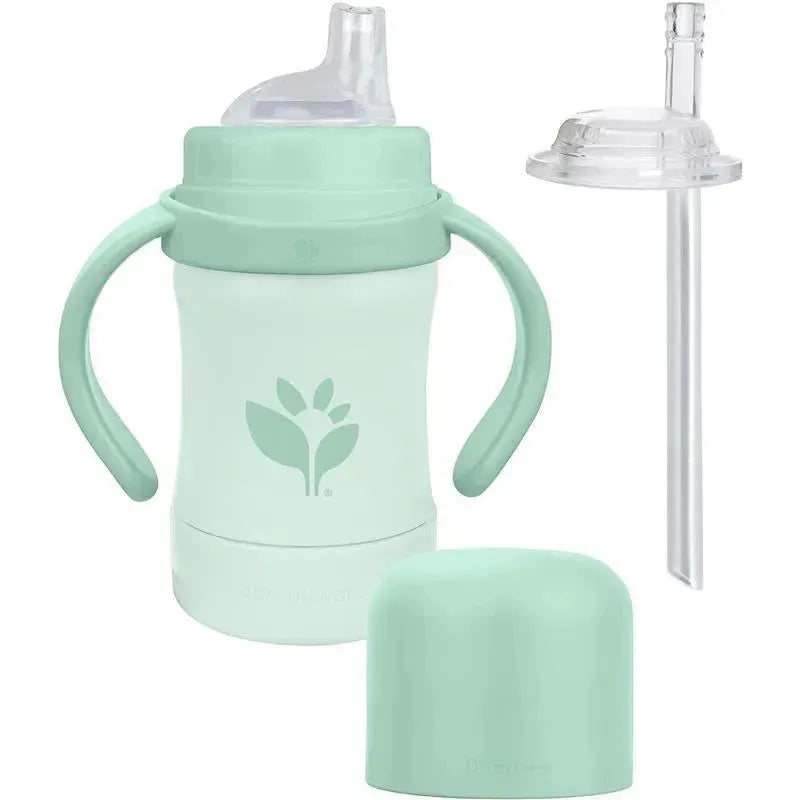 Green Sprouts - 6 Oz Sprout Ware Sip & Straw, Sage Image 1