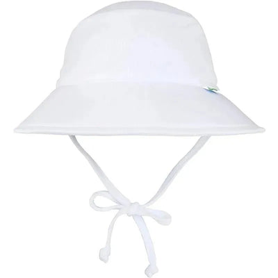 Green Sprouts - Baby Breathable Swim & Sun Bucket Hat, White Image 1
