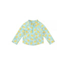 Green Sprouts - Baby Long Sleeve Zip Rashguard Shirt, Lemons Image 1