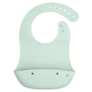 Green Sprouts - Baby Silicone Scoop Bib, Light Sage Image 1