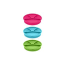 Green Sprouts Learning Plate Made from Silicone, Pink Image 3