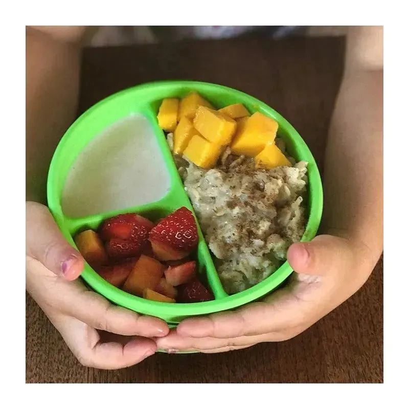 Green Sprouts Silicone Learning Bowl, Gray Image 5