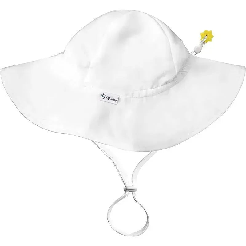 Green Sprouts - Upf50+ Eco Brim Hat, White Image 1