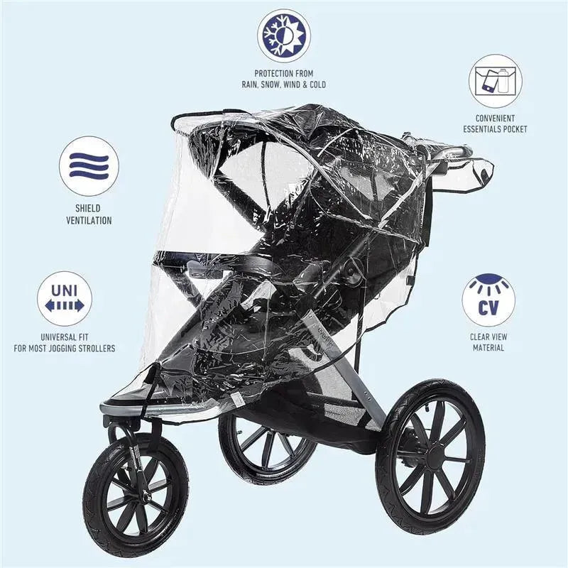 H.I.S. Juveniles - Jeep Jogging Stroller Weather Shield, Universal Size Image 3