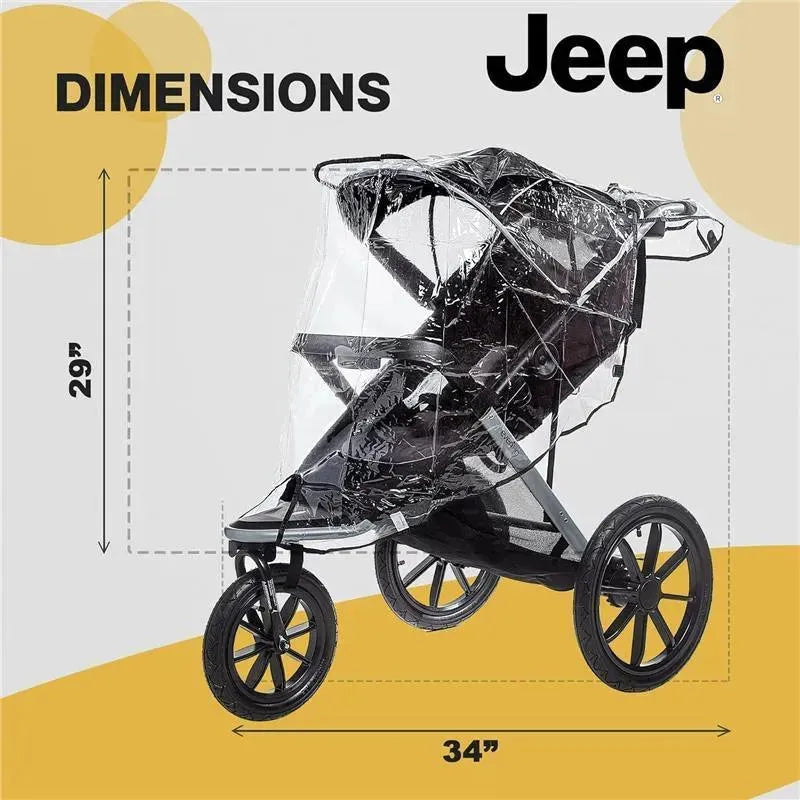 H.I.S. Juveniles - Jeep Jogging Stroller Weather Shield, Universal Size Image 5