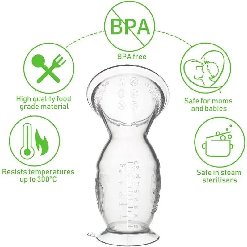 Haakaa - Silicone Breast Pump with Suction Base, 5Oz Image 5