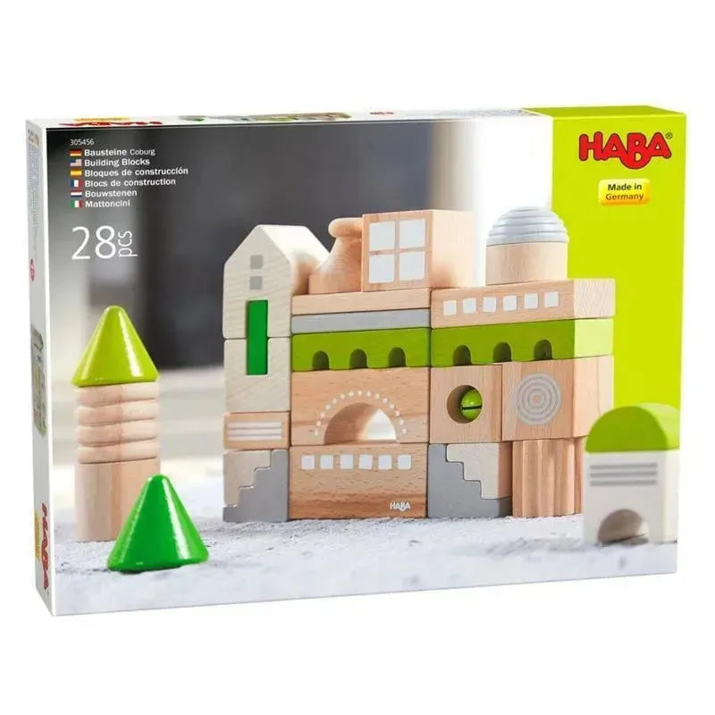 Haba - Coburg 28 Piece Wooden Building Blocks Image 3