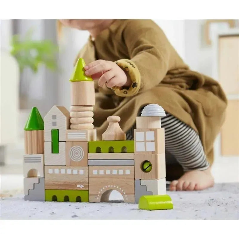 Haba - Coburg 28 Piece Wooden Building Blocks Image 4