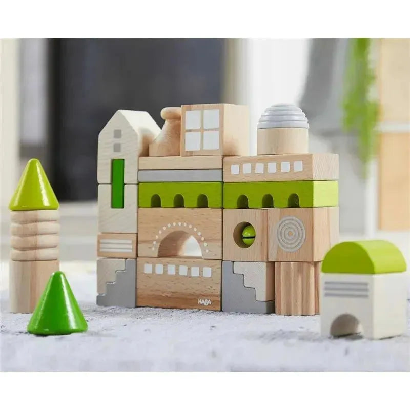 Haba - Coburg 28 Piece Wooden Building Blocks Image 5