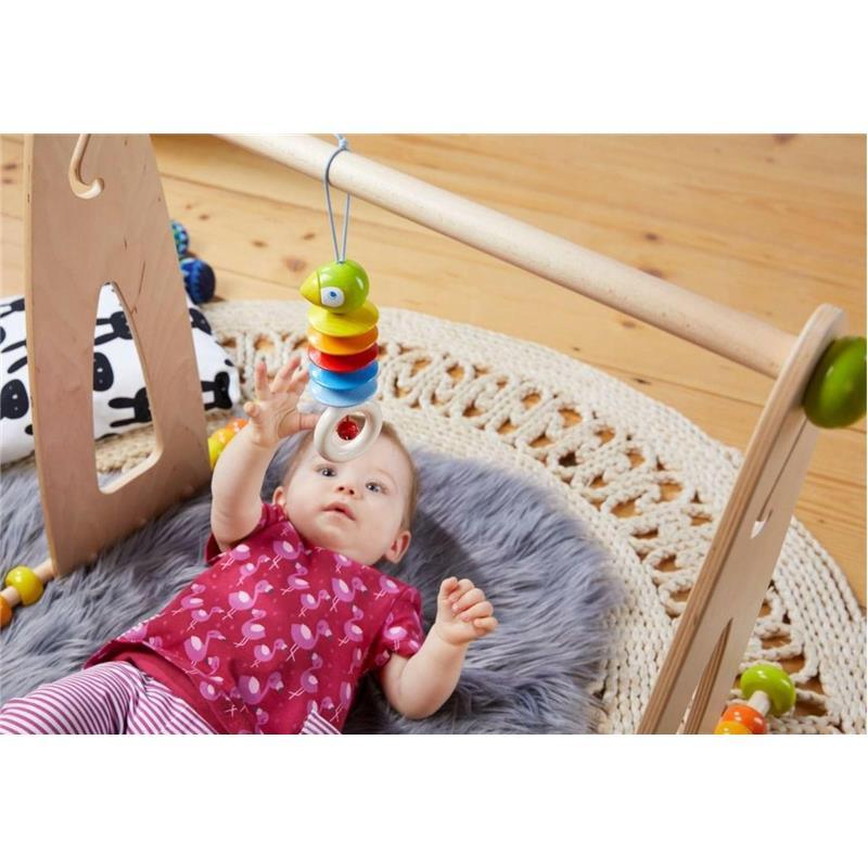 Haba - Dangling Figure Parrot Stroller & Crib Toy Image 3
