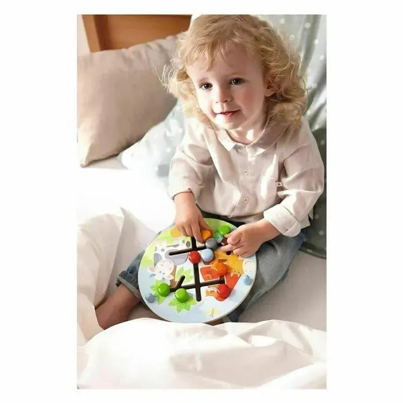 Haba - On the Farm Double Sided Motor Skills Board Image 3
