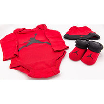 Haddad 20 Jordan Basic Long Sleeve 3Pc Set Gym Red Image 2