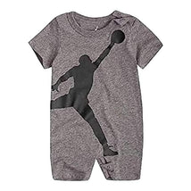Haddad - Nike Baby Boys Jumpman Romper Outfit, Grey Image 1