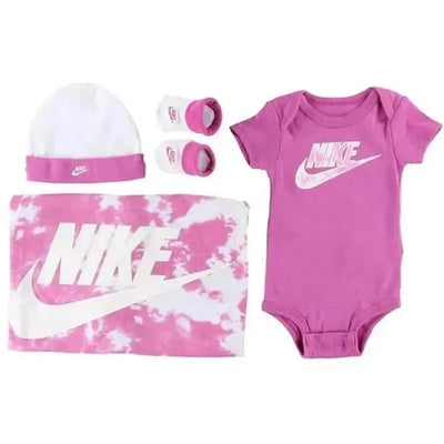 Nike Baby - 4Pk Blanket Set Hosiery Little Kids, Pink Image 1