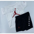 Haddad - Toddler Jordan Boxing Short Sets - Black Image 1
