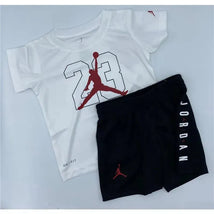 Haddad - Toddler Jordan Boxing Short Sets - Black Image 1