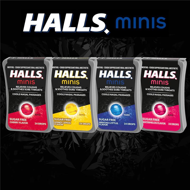 Halls - Minis Menthol-Lyptus 24 Ct Image 4