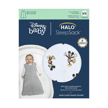 HALO SleepSack Wearable Blanket 100% Cotton 0.5 TOG - Mickey Fun Image 3