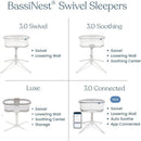 HALO BassiNest Connected Swivel Sleeper 3.0 Smart Bassinet - Grey Image 8