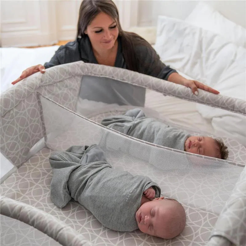 Halo - BassiNest Twin Sleeper, Bedside Double Bassinet Image 4