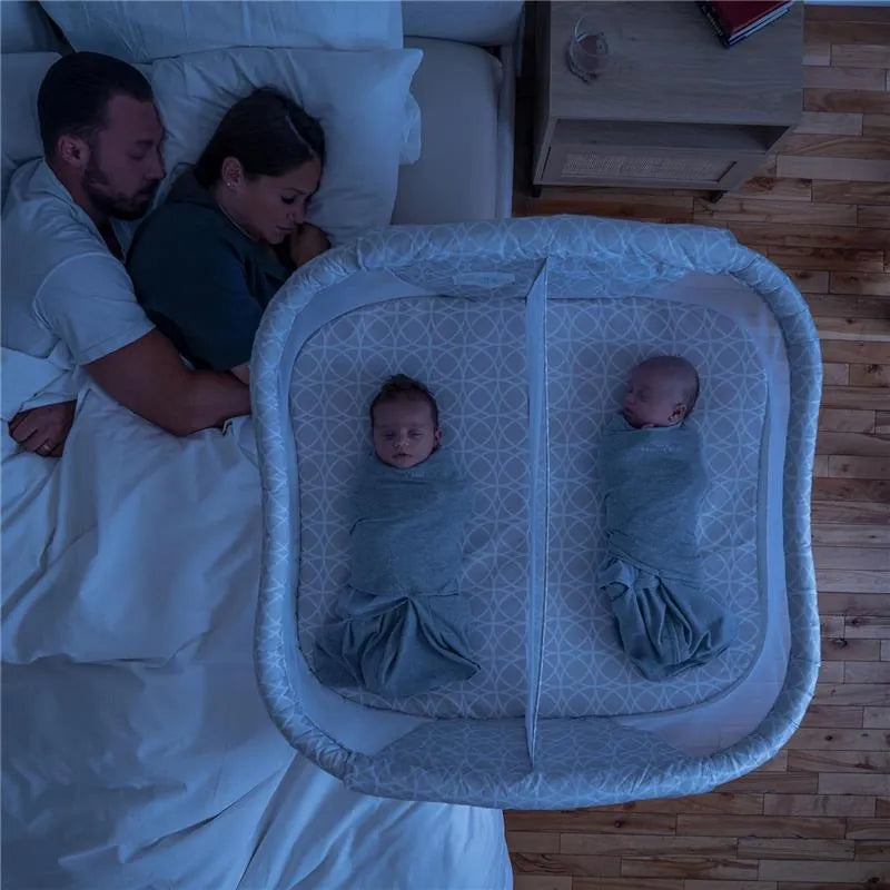 Halo - BassiNest Twin Sleeper, Bedside Double Bassinet Image 6