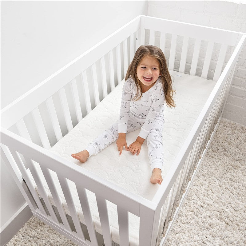 HALO DreamWeave Breathable Crib Mattress - White Image 7