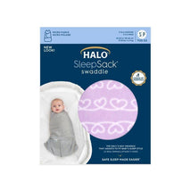 Halo Sleepsack Swaddle Heartline Micro-Fleece - Small Image 2