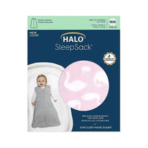 Halo Sleepsack Wearable Blanket Swans Micro-Fleece - Small Image 3