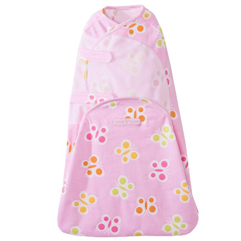 Halo SwaddleSure Adjustable Swaddling Pouch, Pink Butterfly Dot Image 3