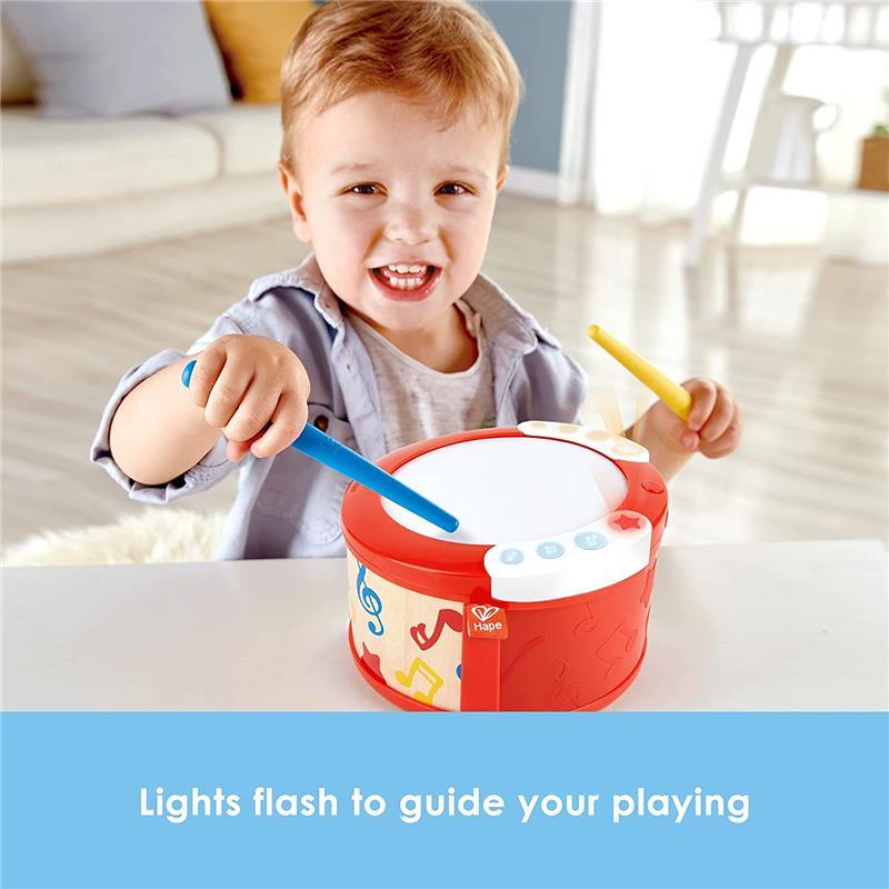 Hape - Electronic Kids Drum with Lights & Guided Play Image 4
