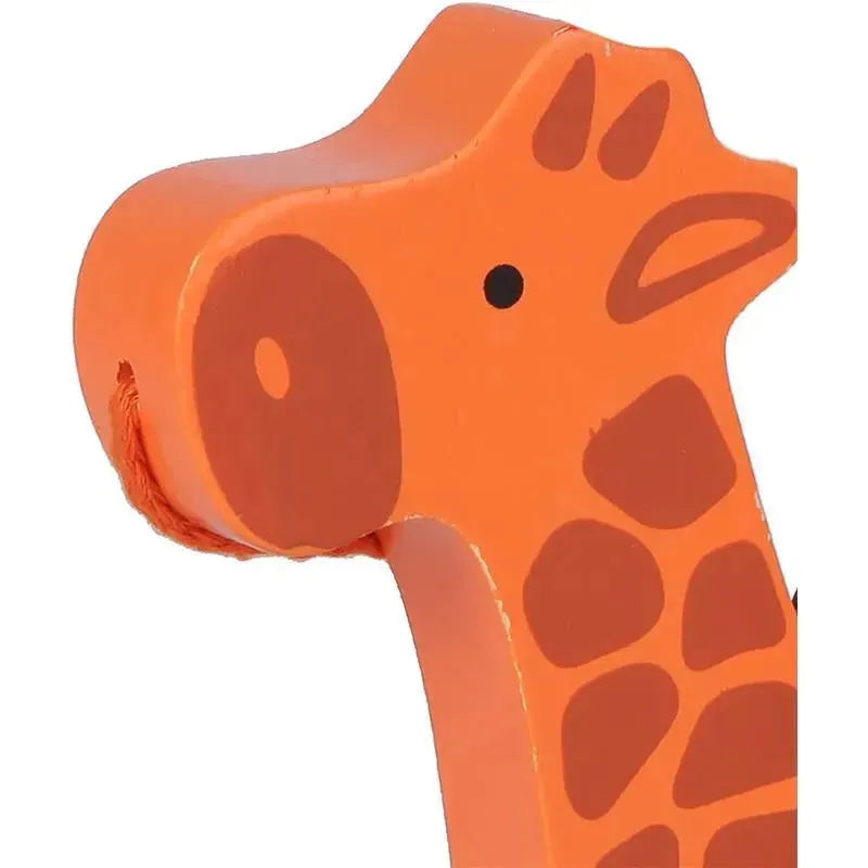 Hape - Giraffe Wooden Push and Pull Toddler Toy Image 4