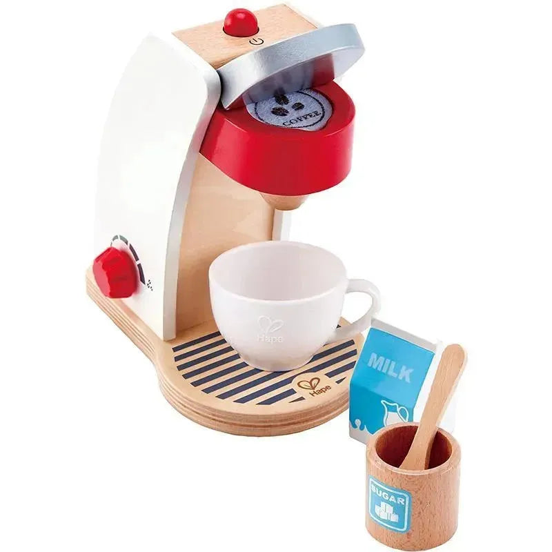 Play kitchen sales with coffee maker
