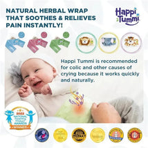 Happi Tummi - Blue Colic & Gas Relief Aromatherapy Wrap for Babies Image 2