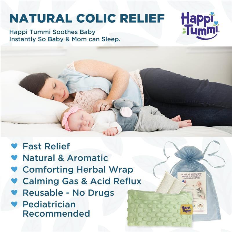 Happi Tummi - Blue Colic & Gas Relief Aromatherapy Wrap for Babies  Image 3