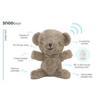 Happiest Baby - Snoobear White Noise Machine Plush Baby Sleep Soother Image 2