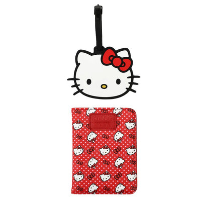 Hello Kitty Passport Cover & Luggage Tag Combo Set Image 1