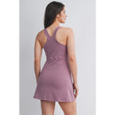 Hello Miz Racerback Active Maternity Mini Dress with Inner Shorts Image 6