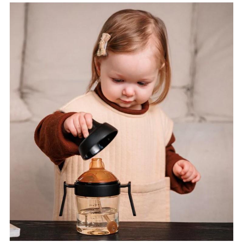 Heorshe - Dental-Care Sippy Cup - 7Oz/210Ml, Black Image 5