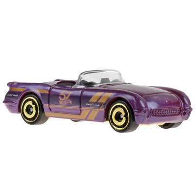 Hot Wheels 57Th Anniversary Purple And Gold Series, '55 Chevroltte Corvette Image 2