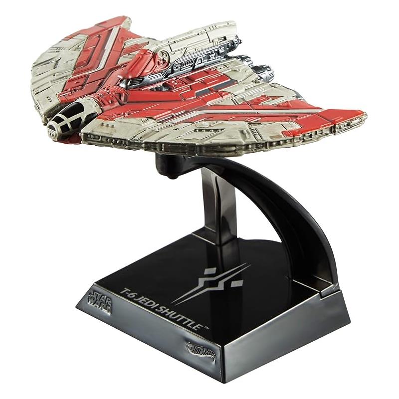 Hot Wheels - Star Wars Starships Ahsoka Tano's T-6 Jedi Shuttle Diecast Vehicle Image 5