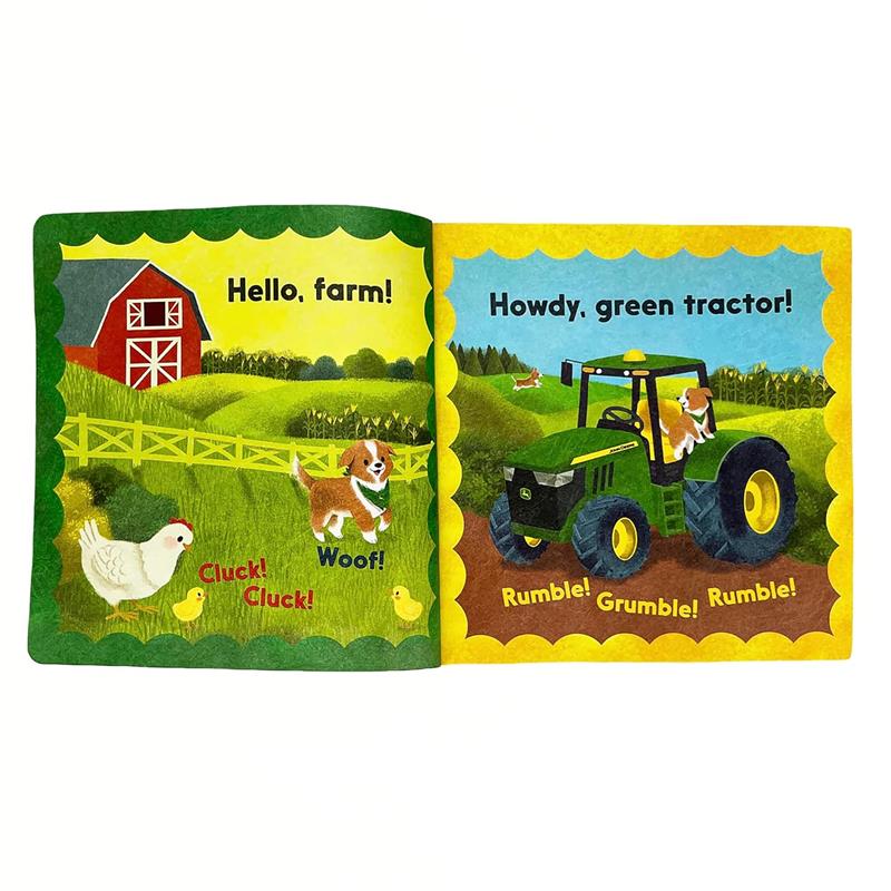House Of Marbles - Hello Farm! John Deere Tuffy Book Image 7