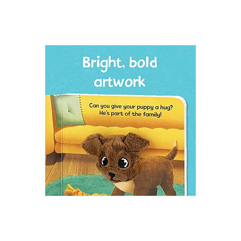 House Of Marbles - Puppy Love Finger Puppet Book Image 3