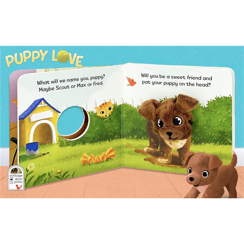 House Of Marbles - Puppy Love Finger Puppet Book Image 6