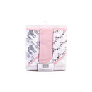 Hudson Baby - 3Pk Pink Safari Baby Cotton Rich Hooded Towels Image 2
